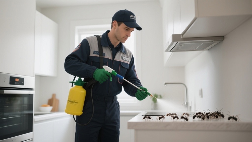 Pest control detail work in Enid